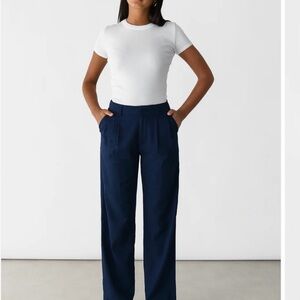 Navy Blue Women's Trousers